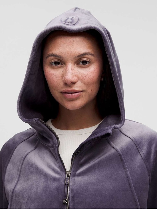 lululemon athletica Sweaters - Lululemon Scuba Oversized Full-Zip Hoodie Velvet -Nightfall